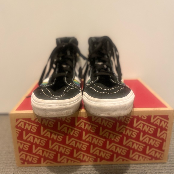 Multi color Vans really great condition - Picture 5 of 5
